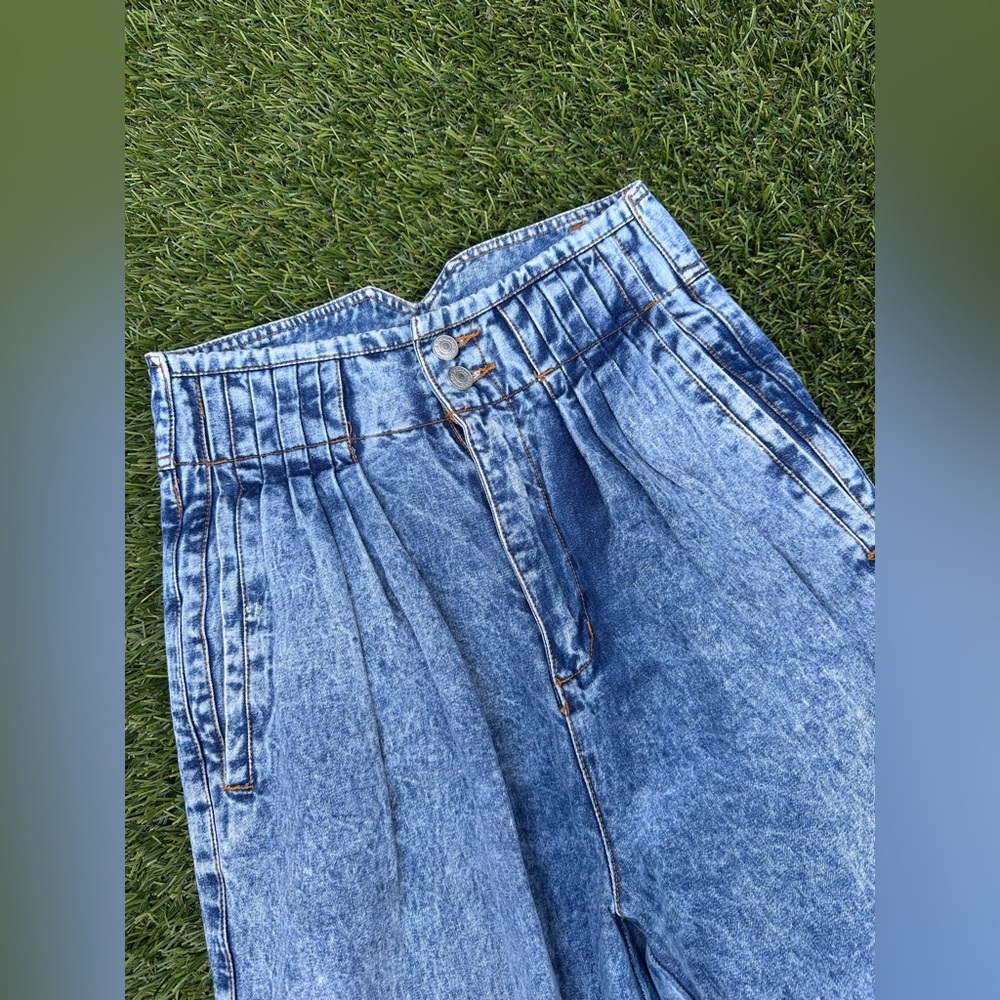 Vintage 1980s Jordache Studio Acid Wash High Waist Jeans- 27โ Waist